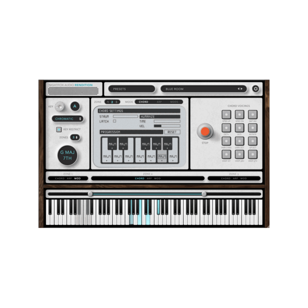Nightfox Audio Rendition 和弦琶音 MIDI Plugin (下載版) - MIDI 樂曲、序列生成 Plugin
