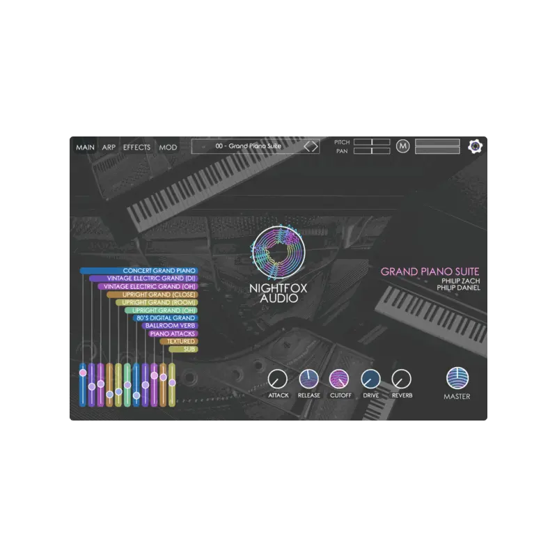 Nightfox Audio Grand Piano Suite 平台鋼琴音源 (下載版) - 主圖