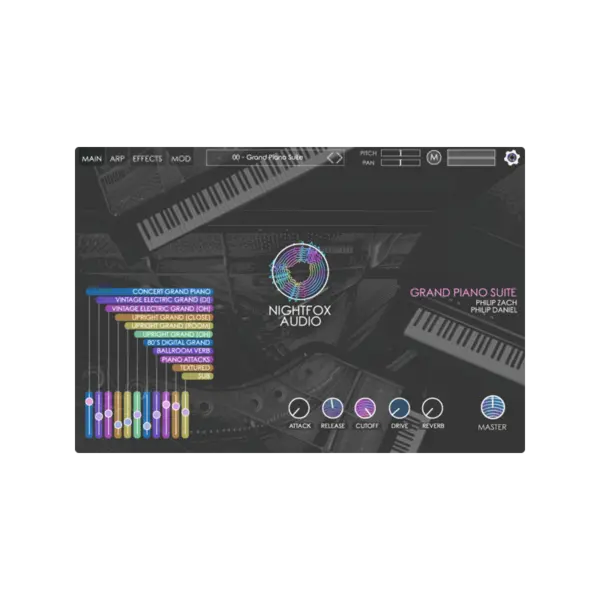 Nightfox Audio Grand Piano Suite 平台鋼琴音源 (下載版) - 產品圖片 1