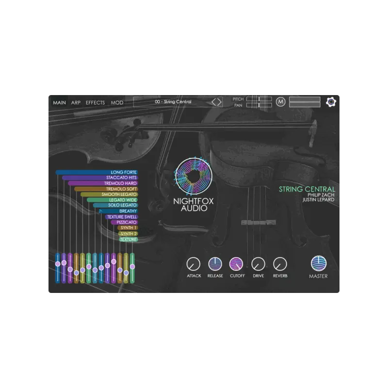 Nightfox Audio String Central 弦樂音源 (下載版) - 主圖