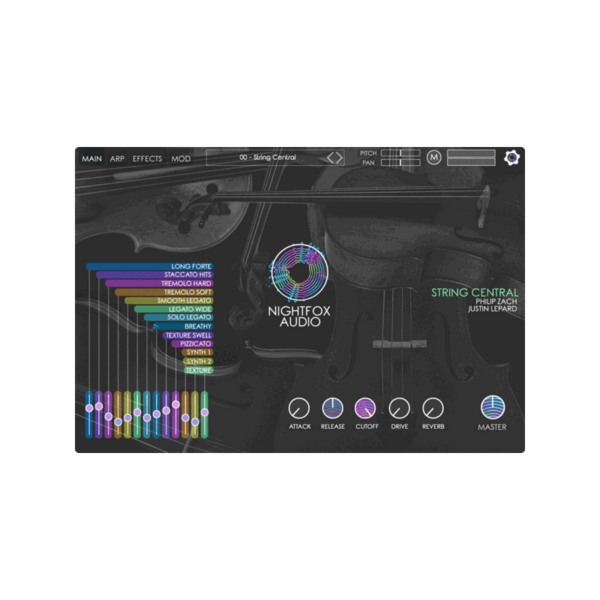 Nightfox Audio String Central 弦樂音源 (下載版) - 音源軟體 Plugin 