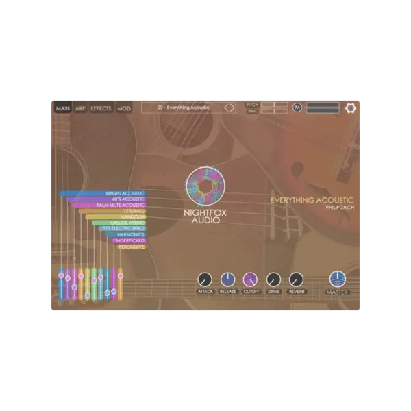 Nightfox Audio Everything Acoustic 原聲樂器音源 (下載版) - 產品圖片 1