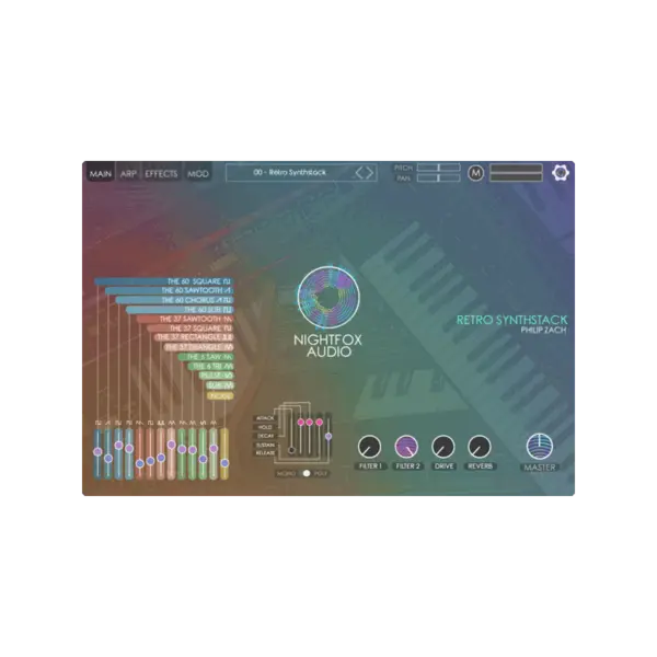 Nightfox Audio Retro Synthstack 復古合成器音源 (下載版) - 產品圖片 1