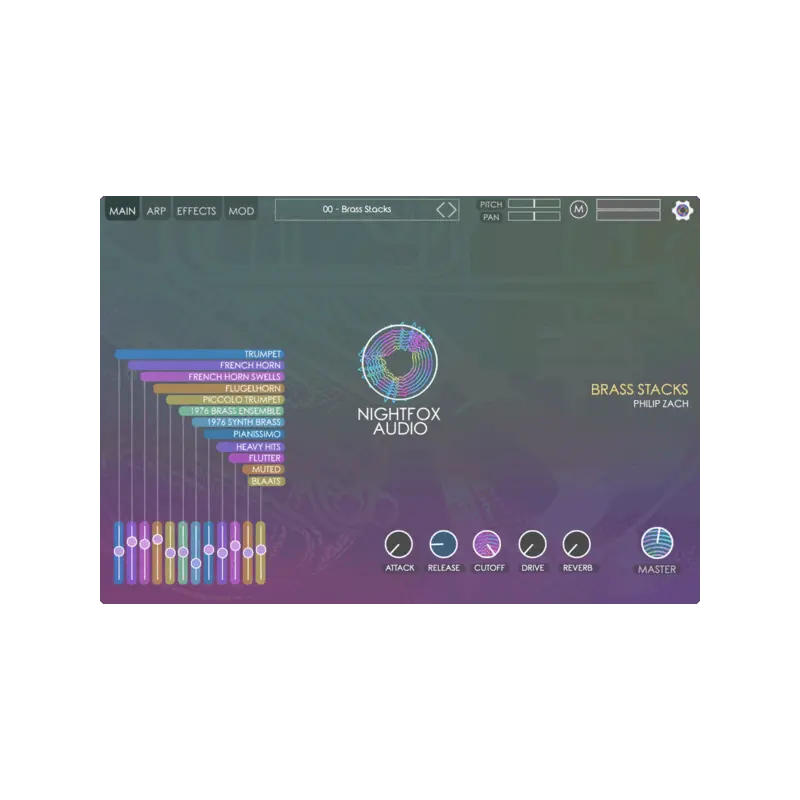 Nightfox Audio Brass Stacks 銅管音源 (下載版) - 主圖