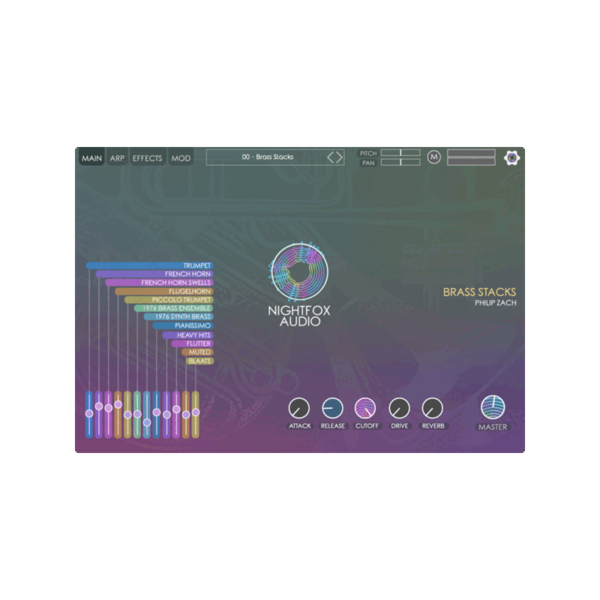 Nightfox Audio Brass Stacks 銅管音源 (下載版) - 音源軟體 Plugin 