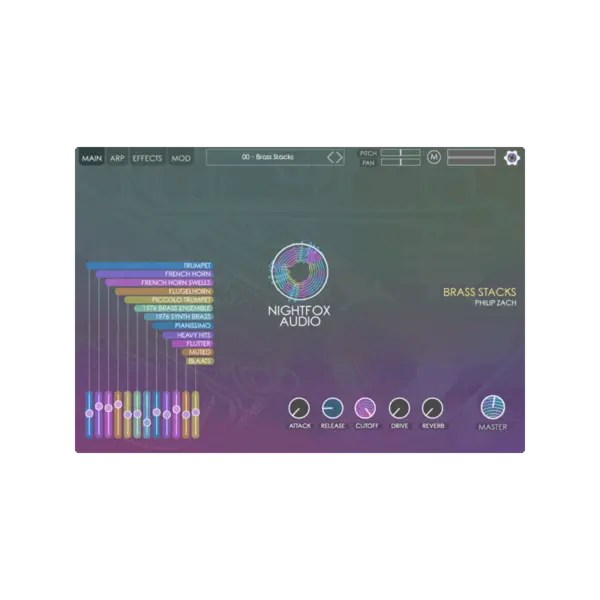 Nightfox Audio Brass Stacks 銅管音源 (下載版) - 產品圖片 1