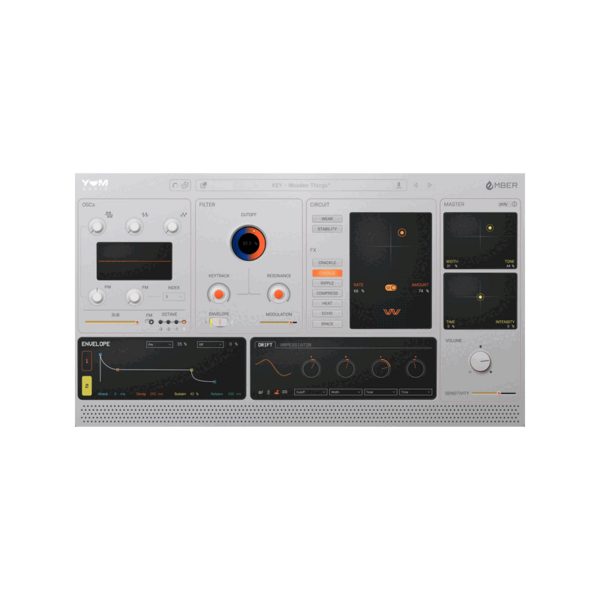 Yum Audio Ember 類比合成器 (下載版) - 音源軟體 Plugin 