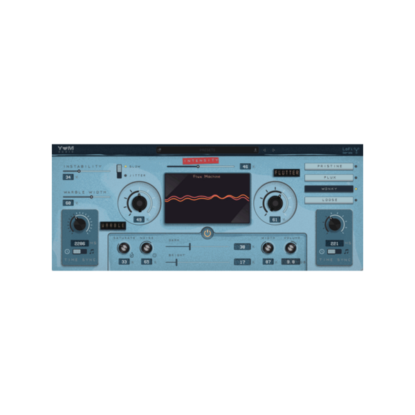 Yum Audio LoFi Flux Machine 磁帶抖動效果 Plugin (下載版) - 效果器軟體 Plugin