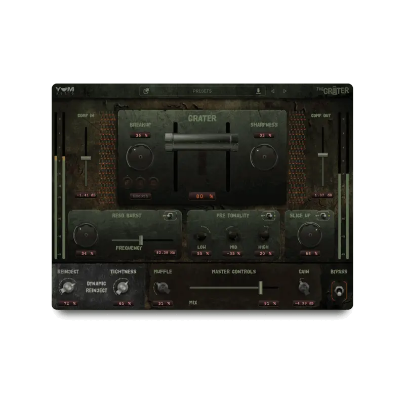 Yum Audio The Grater 極限壓縮破音 Plugin (下載版) - 主圖