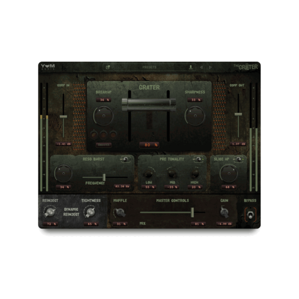 Yum Audio The Grater 極限壓縮破音 Plugin (下載版) - 效果器軟體 Plugin