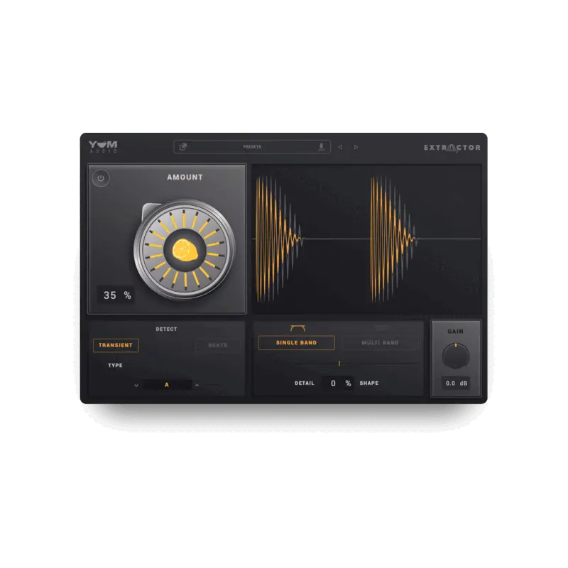 Yum Audio Extractor Loop 收緊與暫態萃取 Plugin (下載版) - 主圖