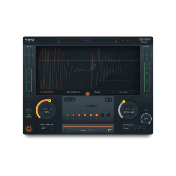 Yum Audio Crispy Clip 削波器 Plugin (下載版) - 產品圖片 1