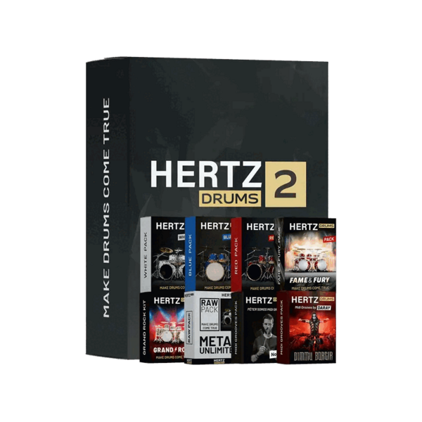 Hertz Instruments Hertz Drums Complete 1 鼓音源全套組 (下載版) - 軟體套組 Bundles