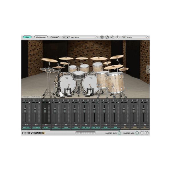 Hertz Instruments Hertz Drums 2 鼓音源 (下載版) - 音源軟體 Plugin 