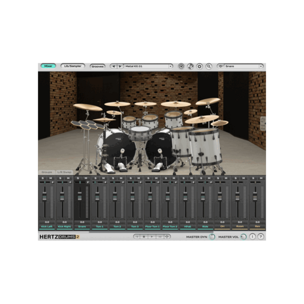 Hertz Instruments Metal Unlimited Raw Pack 原始金屬鼓組擴充 (下載版) - 音源軟體 Plugin 