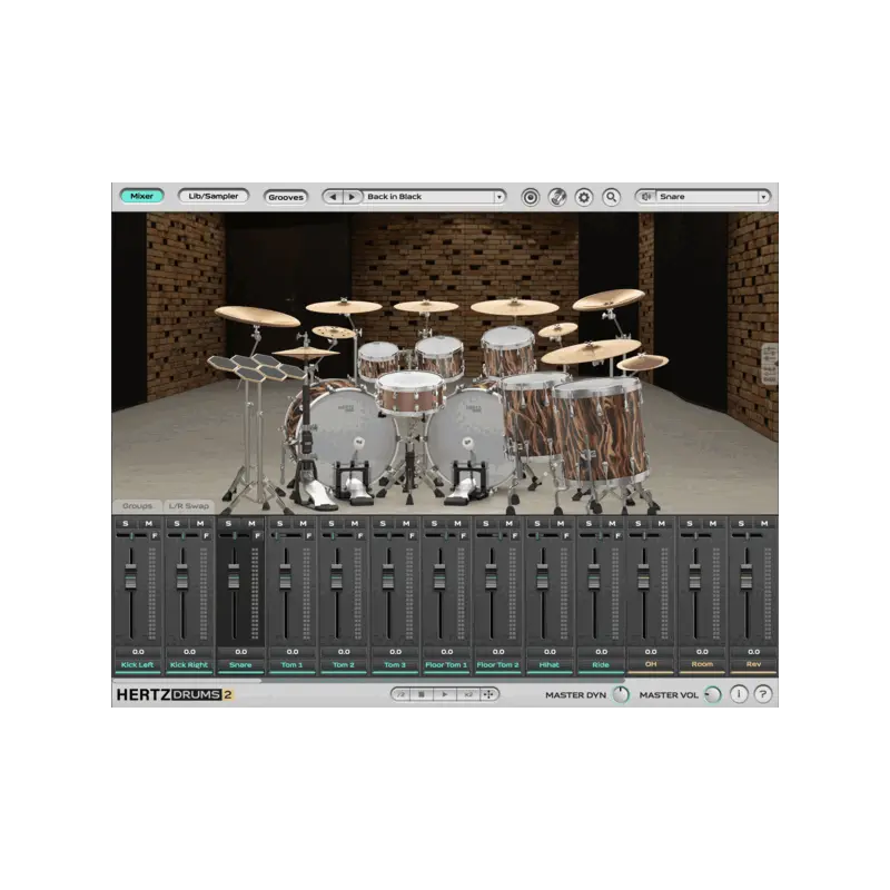 Hertz Instruments Grand Rock Kit 另類搖滾鼓組擴充 (下載版) - 主圖