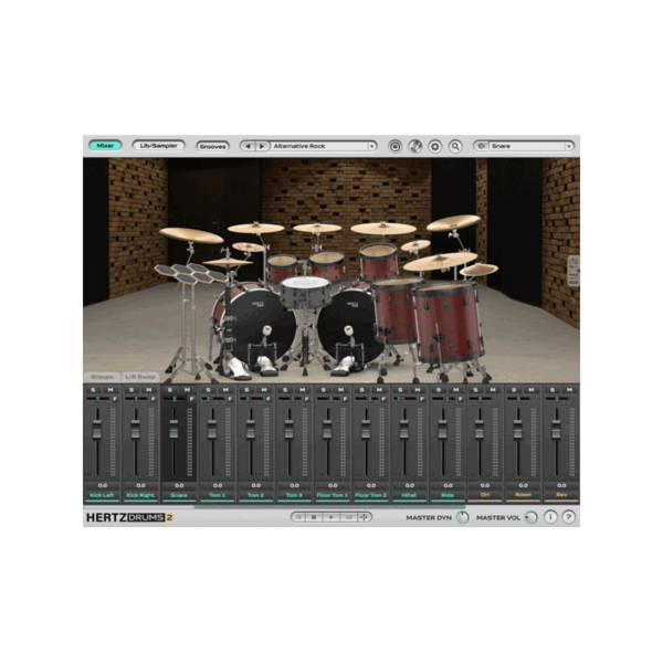 Hertz Instruments Red Pack 歐洲樺木鼓組擴充 (下載版) - 音源軟體 Plugin 