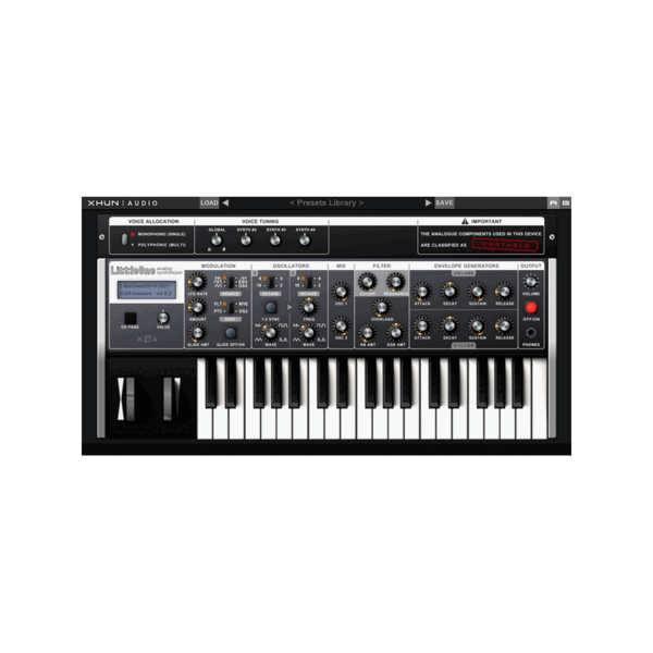 Xhun Audio LittleOne 類比合成器 (下載版) - 音源軟體 Plugin 
