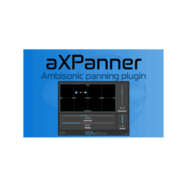 SSA Plugins aXPanner Ambisonics 聲像 Plugin (下載版) - 多聲道 / 空間音訊處理