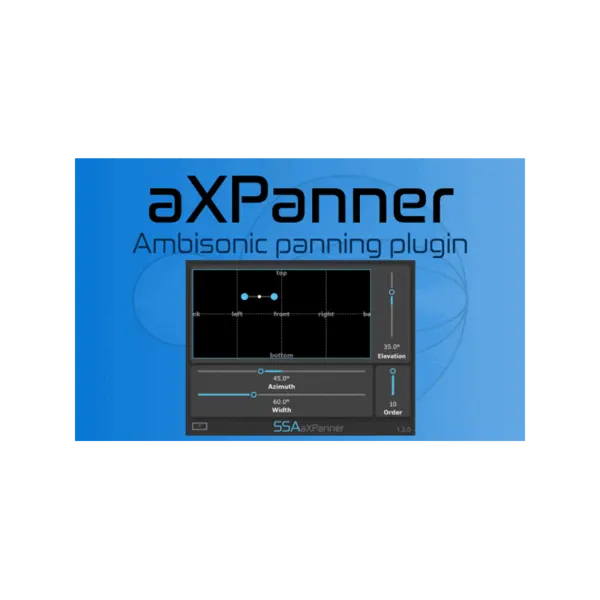 SSA Plugins aXPanner Ambisonics 聲像 Plugin (下載版) - 產品圖片 1