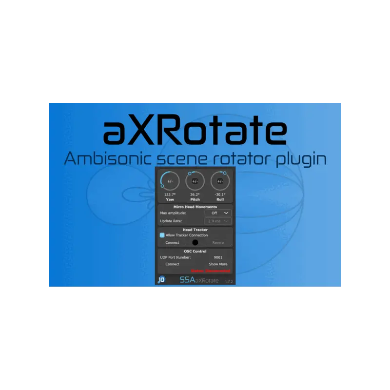 SSA Plugins aXRotate Ambisonics 旋轉 Plugin (下載版) - 主圖