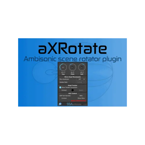 SSA Plugins aXRotate Ambisonics 旋轉 Plugin (下載版) - 產品圖片 1