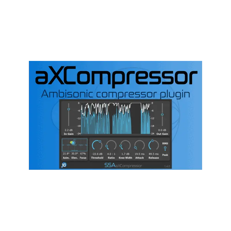 SSA Plugins aXCompressor Ambisonics 壓縮器 Plugin (下載版) - 主圖