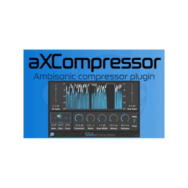 SSA Plugins aXCompressor Ambisonics 壓縮器 Plugin (下載版) - 多聲道 / 空間音訊處理