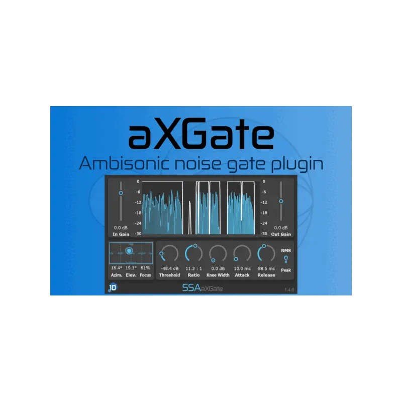 SSA Plugins aXGate Ambisonics 門限 Plugin (下載版) - 主圖