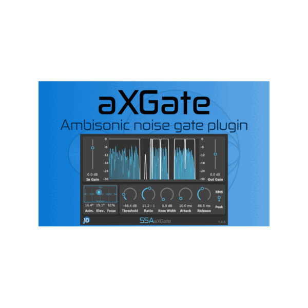 SSA Plugins aXGate Ambisonics 門限 Plugin (下載版) - 多聲道 / 空間音訊處理