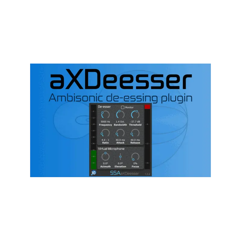 SSA Plugins aXDeesser Ambisonics De-esser Plugin (下載版) - 主圖