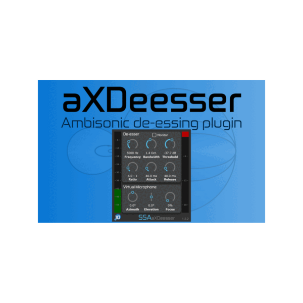 SSA Plugins aXDeesser Ambisonics De-esser Plugin (下載版) - 多聲道 / 空間音訊處理