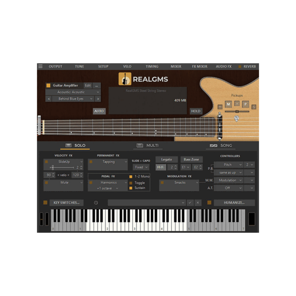 MusicLab RealGMS Godin Multiac 吉他音源 (下載版) - 音源軟體 Plugin 