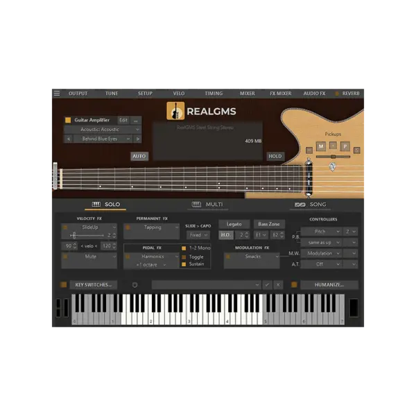 MusicLab RealGMS Godin Multiac 吉他音源 (下載版) - 產品圖片 1