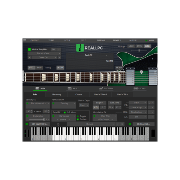 MusicLab RealLPC 6 Les Paul Custom 電吉他音源 (下載版) - 音源軟體 Plugin 
