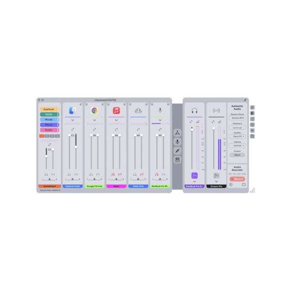 Ginger Audio CASTER Mac 虛擬混音器 (下載版) - 效果器軟體 Plugin