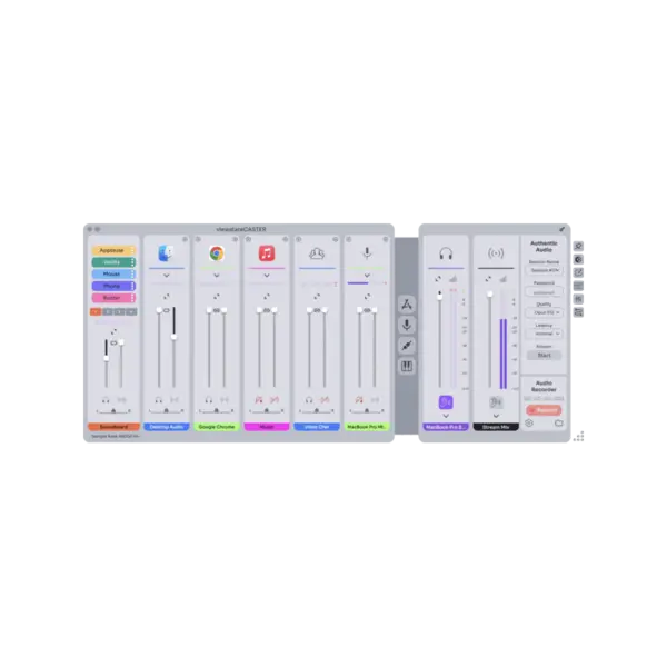 Ginger Audio CASTER Live Mac 虛擬混音器 一年期訂閱 (下載版) - 產品圖片 1