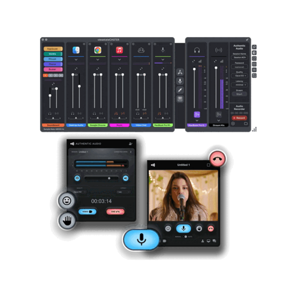 Ginger Audio CASTER Unlimited Mac 虛擬混音器 一年期訂閱 (下載版) - 訂閱制軟體