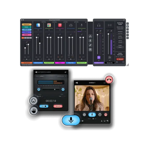 Ginger Audio CASTER Unlimited Mac 虛擬混音器 一年期訂閱 (下載版) - 產品圖片 1