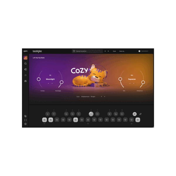 UJAM Beatmaker COZY Lo-Fi 嘻哈鼓機音源 (下載版) - 音源軟體 Plugin 