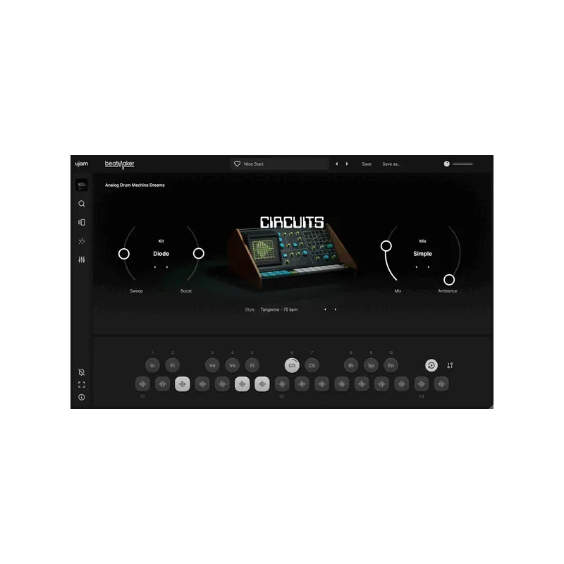 UJAM Beatmaker CIRCUITS 復古類比鼓機音源 (下載版) - 主圖