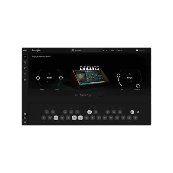 UJAM Beatmaker CIRCUITS 復古類比鼓機音源 (下載版) - 產品圖片 1