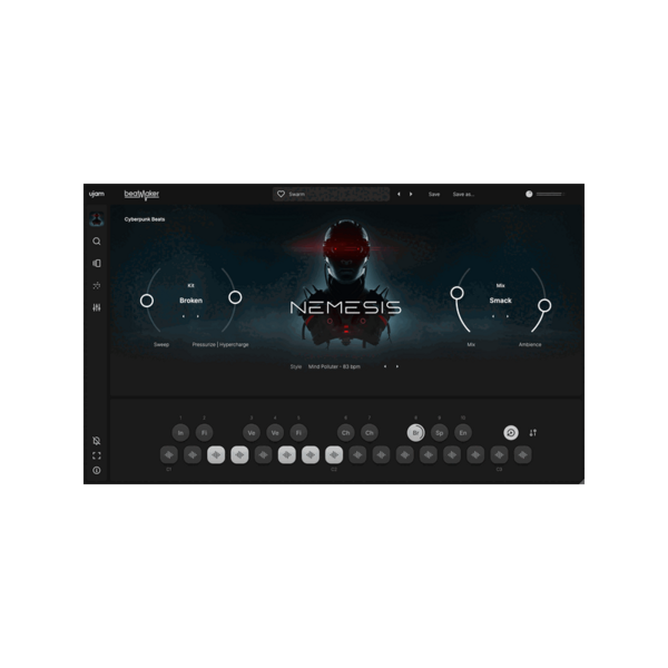 UJAM Beatmaker NEMESIS 工業風鼓機音源 (下載版) - 音源軟體 Plugin 