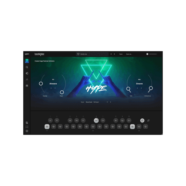 UJAM Beatmaker HYPE EDM 鼓機音源 (下載版) - 音源軟體 Plugin 