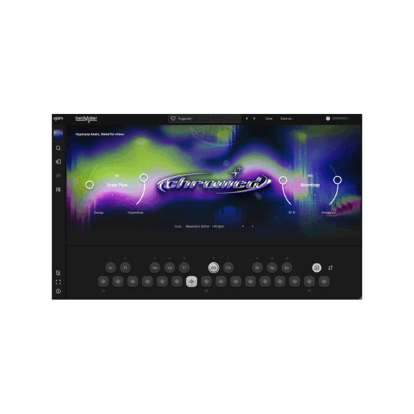 UJAM Beatmaker CHROMED Hyperpop 鼓機音源 (下載版) - 音源軟體 Plugin 