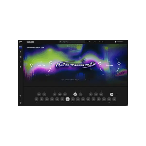 UJAM Beatmaker CHROMED Hyperpop 鼓機音源 (下載版) - 產品圖片 1