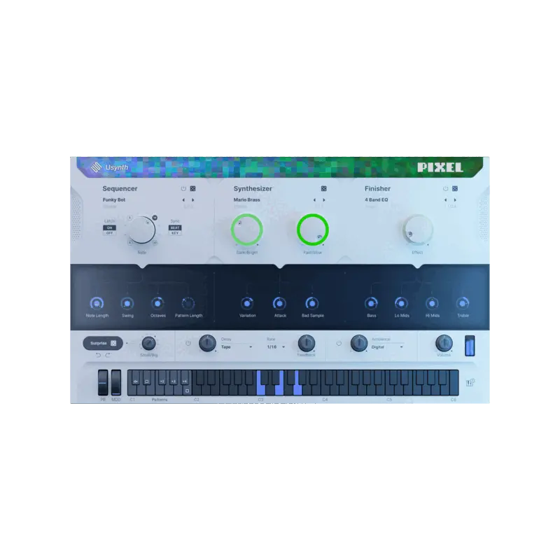 UJAM Usynth PIXEL 復古遊戲機合成器 (下載版) - 主圖