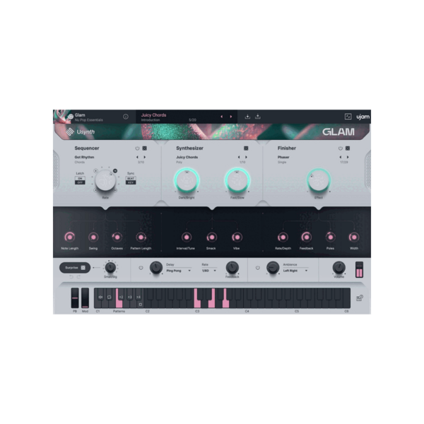 UJAM Usynth GLAM 流行合成器 (下載版) - 音源軟體 Plugin 