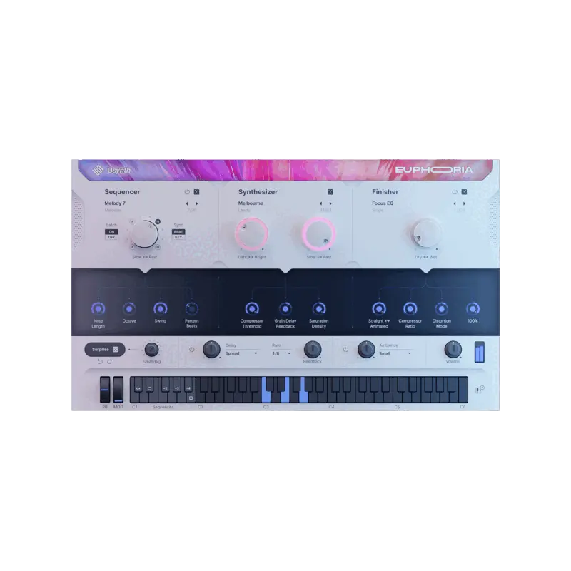 UJAM Usynth EUPHORIA EDM 合成器 (下載版) - 主圖