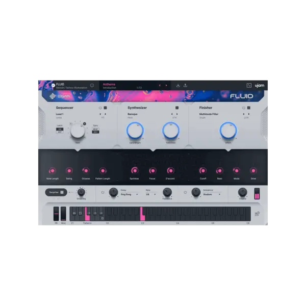 UJAM Usynth FLUID Melodic Techno 合成器 (下載版) - 產品圖片 1